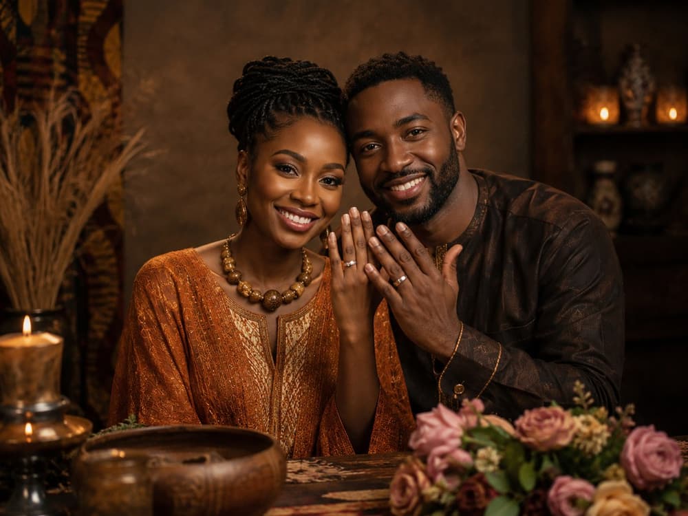 Un couple reçu en consultation par Maître Wah Dembo